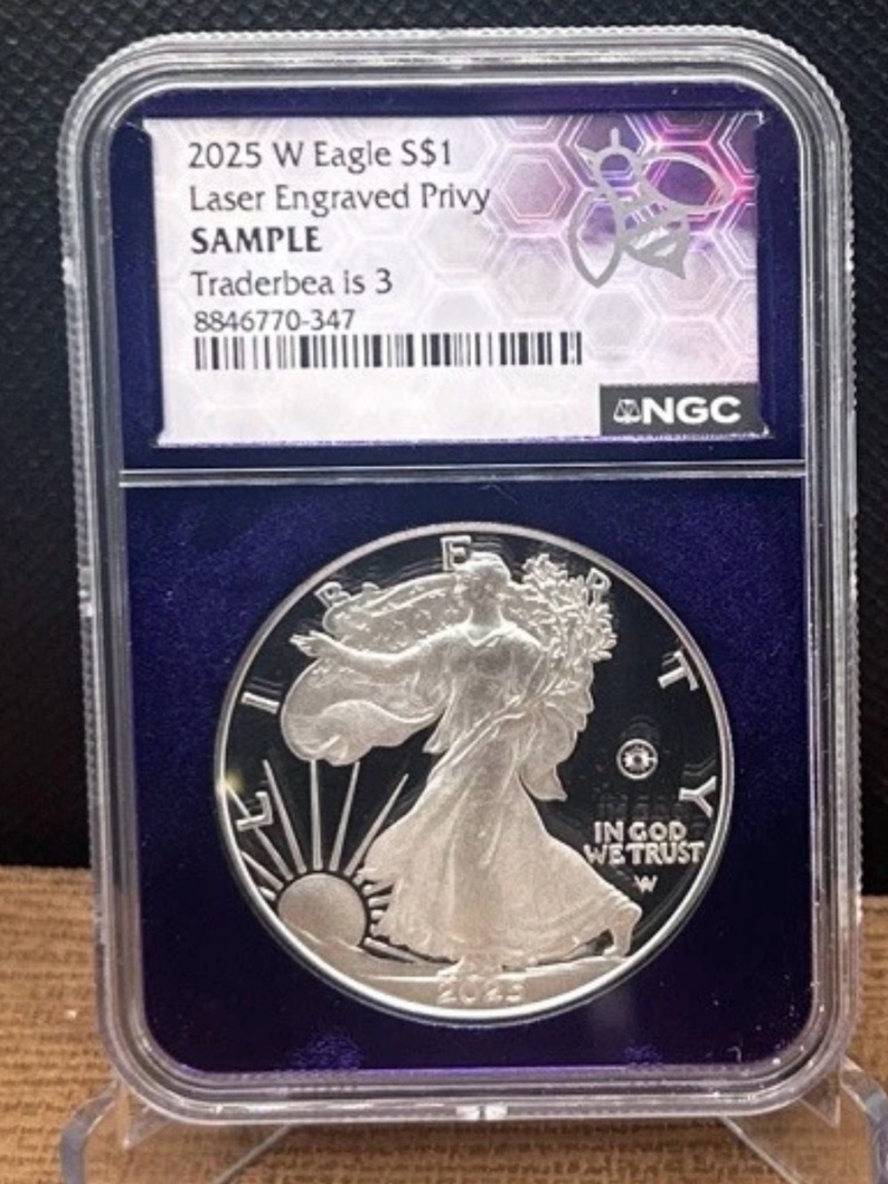 Graded American Silver Eagle 2025 - Silver - Picture 3 of 7